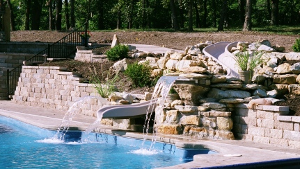Pool with Slide